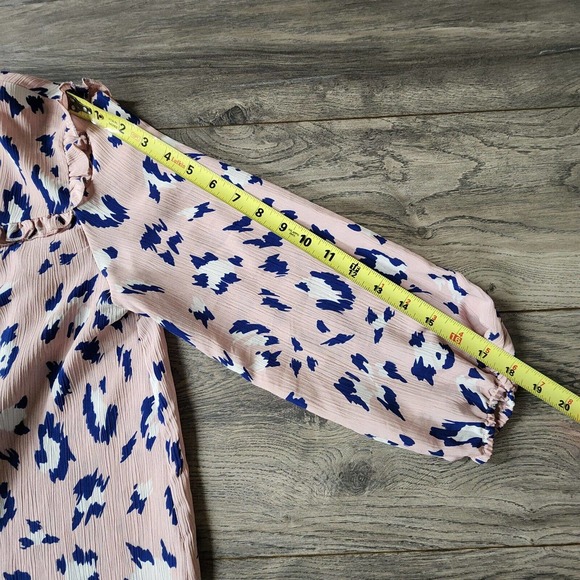 Juicy Couture Multicolor Long sleeve Blouse Top Size M - Picture 5 of 7